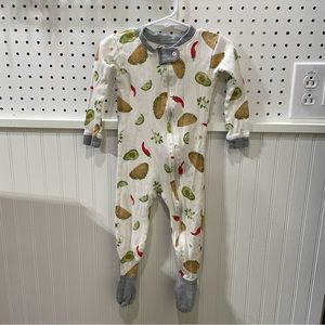 Burts Bees Baby taco zip footed sleeper